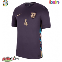 Camiseta Inglaterra Declan Rice #4 Visitante Equipación Eurocopa 2024 manga corta